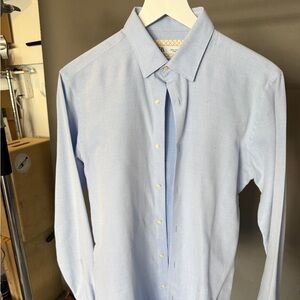 Light blue Zara slim fit dress shirt